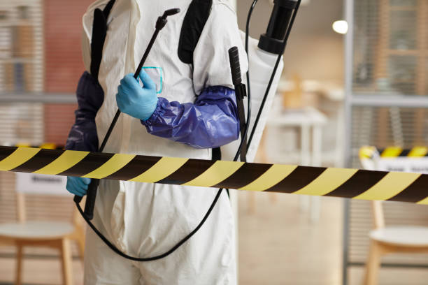 Professional Biohazard Cleanup technician working in Moxee, WA